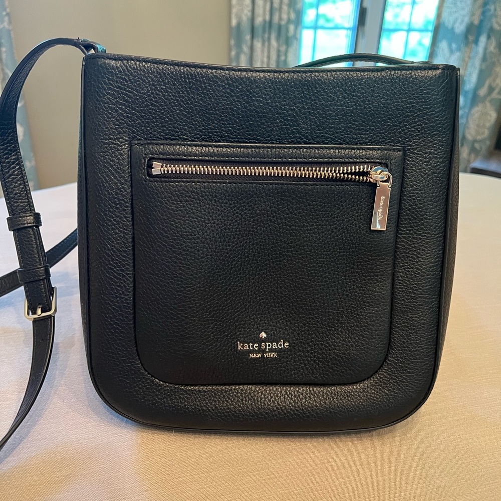 Kate Spade Black Leather Crossbody Bag